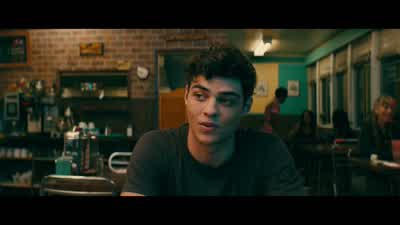 I think it's funny you say you're scared of commitmentand relationshipsbut you don't seem to be afraid to be with meWell there's there's no reason to be YeahWhy's that'Cause we're just pretendingRight of course Lara Jean Coveyladies and gentlemen you can - To All the Boys I've Loved Before