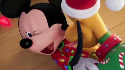 - I think it's happening again!
- [barks] - Mickey and the Very Many Christmases