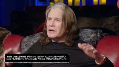 I think it's kind of
a transparent, cloudy thing. - The Osbournes Want to Believe