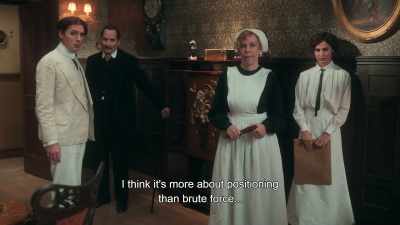 I think it's more about
positioning than brute force... - Irma Vep