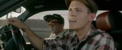 - I think it's Tim
Lansing's old car - Lady Driver