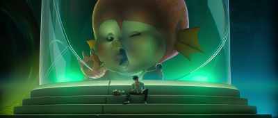 I think it's her tummy. - Ultraman: Rising
