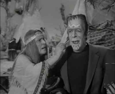 I think just a little bit more eye
shadow and we've got it made. - The Munsters