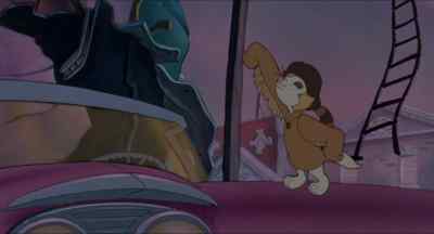 I think she landed up here. - Rock A Doodle