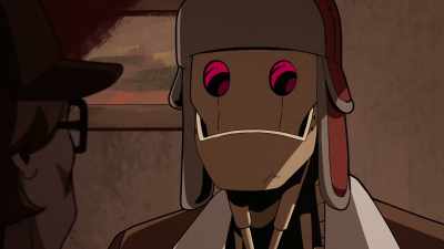 I think it looks good on you.
[chuckling] - Creature Commandos