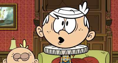 I think me and Lil will stay here
and work on our trick. - The Loud House Movie