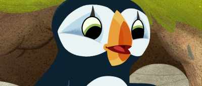 I think he means
this little one. - Puffin Rock and the New Friends