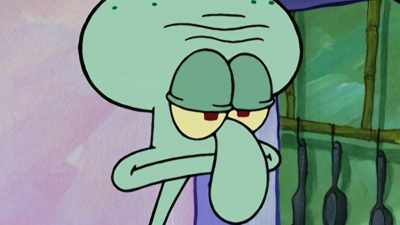 I think Mr. Tentacles
was subconsciously - SpongeBob DocuPants