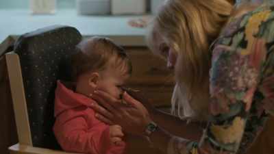 I think she must be
pushing another tooth. - On Becoming a God in Central Florida