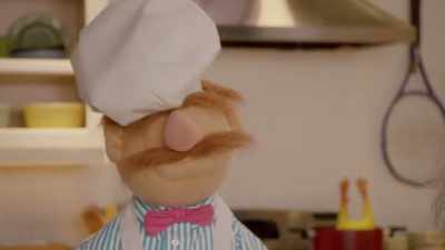 I think perhaps that he should be
doing the rice, don't you think? - Muppets Now