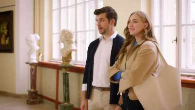 I think perhaps we should
celebrate with a kiss? - Love on the Danube: Royal Getaway