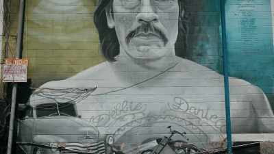 I think he probably
tagged that wall at one time, - Inmate #1: The Rise of Danny Trejo