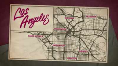 I think pulling into L.A. when
the only city you've ever seen - Sheryl