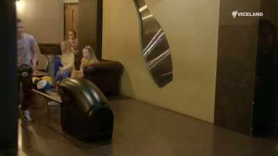 I think he puts the pressure on me, - Stacey Dooley Sleeps Over