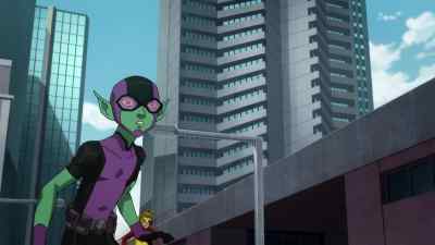 I think Rapunzel is trying
to tell us something. - Teen Titans: The Judas Contract