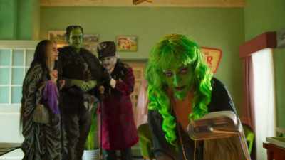 I think when she said shocking
she meant gorgeous, huh? - The Munsters
