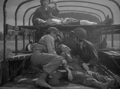 I think she'll be alright.
Must have been the concussion. - Battle Circus
