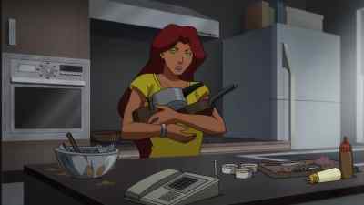I think we should look over
the files again, this afternoon. - Teen Titans: The Judas Contract