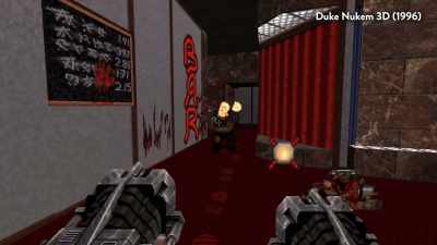 I think the biggest impression
that it made on me was - FPS: First Person Shooter