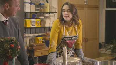 - I think the flour
won. (chuckling) - Christmas at the Chateau