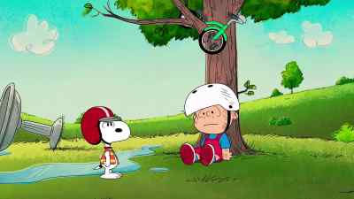 I think the problem is the tricycle. - The Snoopy Show