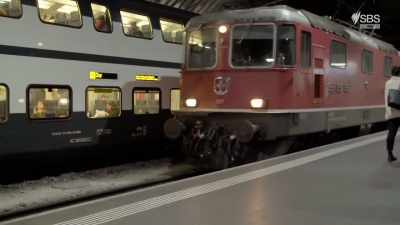 I think the substitute train
is from the '60s, - World's Busiest Train Stations