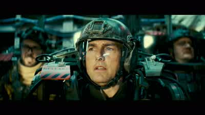 Oi mateI think there's something wrong with your suitYeah There's a dead guy in it - Edge of Tomorrow