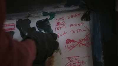 I think these are... these are
frame numbers for the rear projection, - Prop Culture