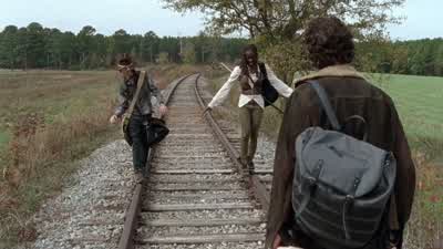 I think we got about a day's worth of water left. - The Walking Dead