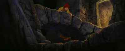 I think he went
through the passage. - The Black Cauldron