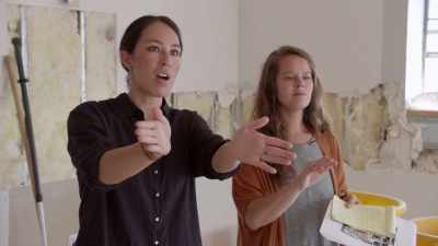 I think if we're doing a white
grid here for this office, - Fixer Upper: Behind the Design