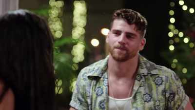 I THINK WHEN I FIRST GOT, THERE
I WASN'T LOOKING YOU WAY BECAUSE - Love Island