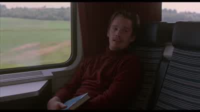 I was thinking about going to the lounge car. - Before Sunrise