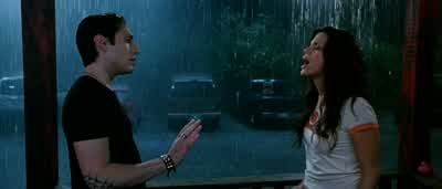 I was thinking we could make out What on a porchNot even in the bar but in front of the entranceForget it No in my carWhat out there It's wet as fucking 'Nam out thereNot in my car it's notLook you won't get wetI promise youYou know most guys wouldn't - Death Proof