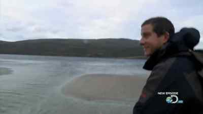 THIS IS ALWAYS
A RISKY STRATEGY. - Man vs. Wild