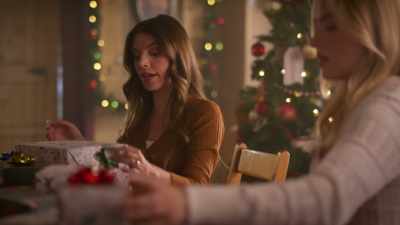 I thought all those sparks flying
would burn down the inn. - Christmas on Windmill Way