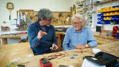 I thought we could just incorporate
some pneumatic cylinders. - James May and the Dull Men