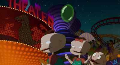 I thought you could only do that in the bathtub - Rugrats in Paris