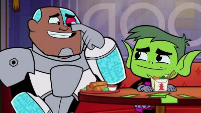 I thought you guys
were serious for a second. - Teen Titans Go!