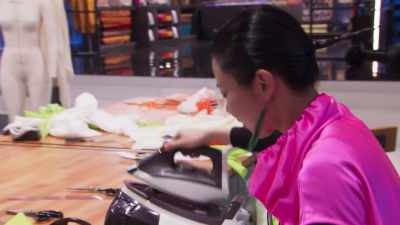 I thought I can do it much faster,
but this fabric really difficult to sew. - Next in Fashion