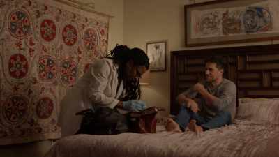 -I thought I was getting a shot?
-Yeah, I just, - The Bite