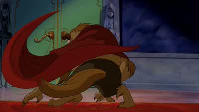 I thought I told you to come down to dinnerI'm not hungryYou come out or I'llI'll I'll break down the doorMasterI could be wrong but that may not bethe best way to win the girl's affectionsPlease attempt to be a gentlemanBut she is being so - Beauty and the Beast