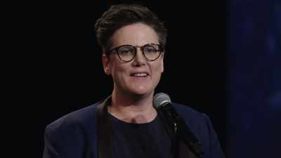 I thought, "I'll wait
till it comes up in conversation." - Hannah Gadsby: Nanette