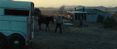 I thought it was a car afire. - No Country for Old Men