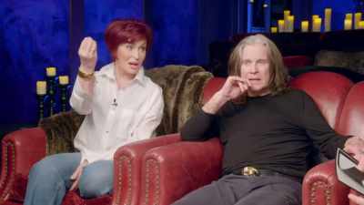 I thought it was a pic
from a movie that he'd done. - The Osbournes Want to Believe