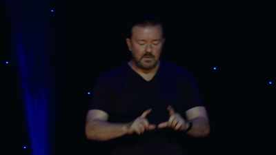 I thought, "I've got to tweet that." - Ricky Gervais: Humanity
