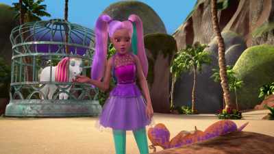 I thought lizards
didn't have ears. - Barbie: A Touch of Magic
