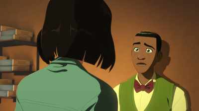 I thought maybe I could
slip onto the mid-day program, - Batman and Superman: Battle of the Super Sons