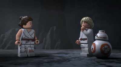 I thought maybe that was
what the green guy meant - LEGO Star Wars Holiday Special