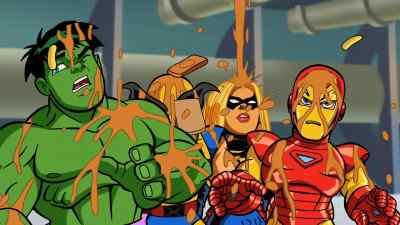I thought perhaps zero gravity
would give you a more... - The Super Hero Squad Show
